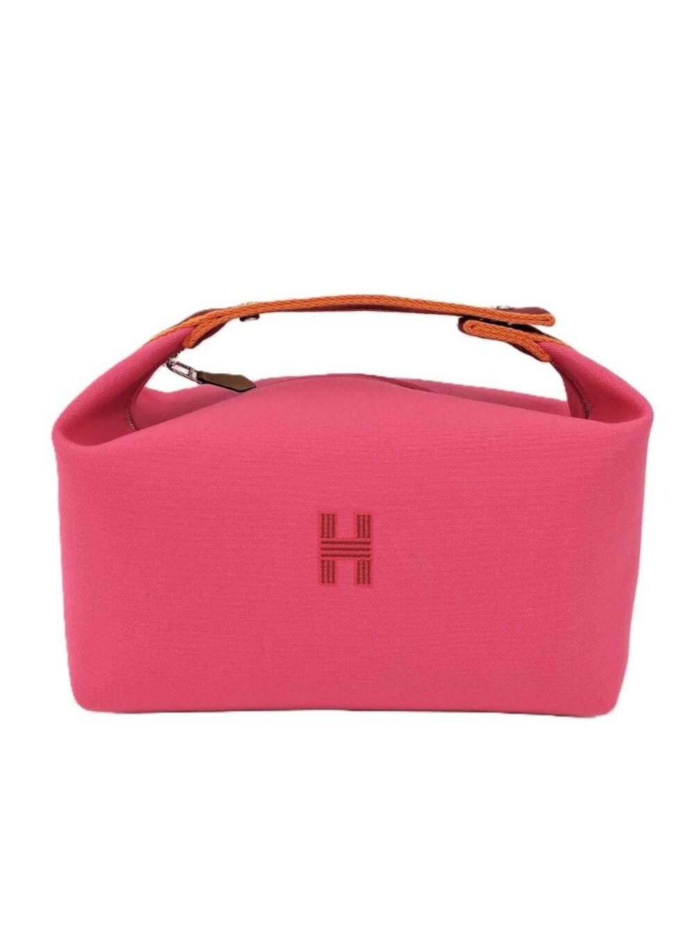 Hermes Brid-a-brac GM Handbag Canvas Pink